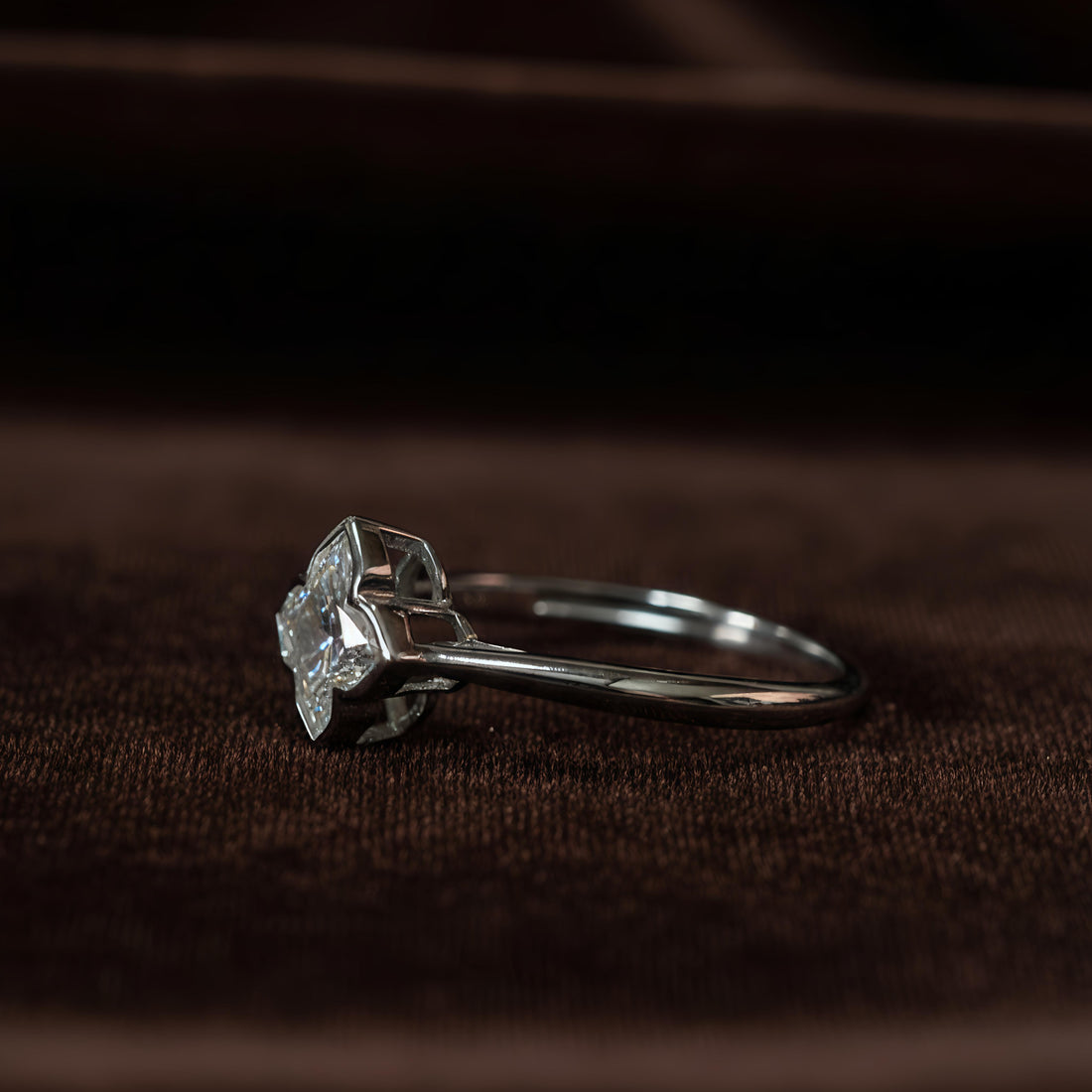 β¨ Radiant Clover Moissanite Ring β¨
