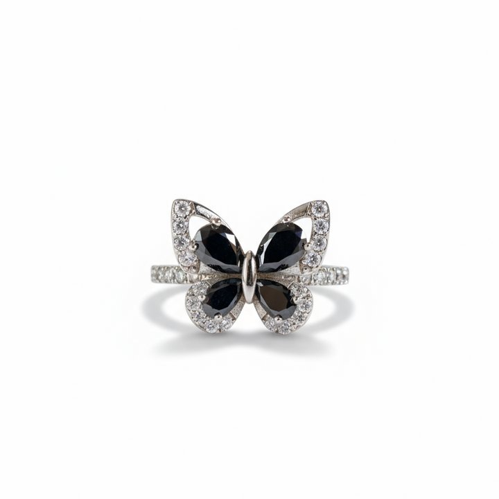 π€ βMidnight Flutterβ Butterfly Ring π¦