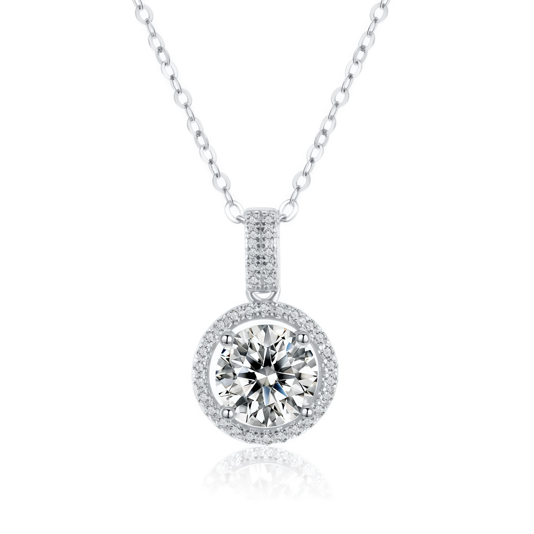 Aurora Crown Moissanite Necklace ππ