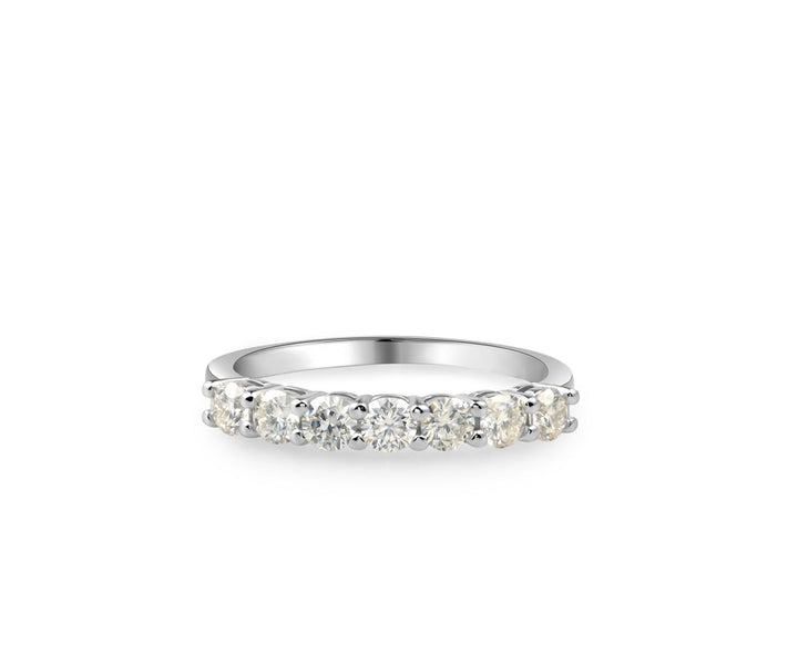 π Aurora 7 Stone Moissanite Diamond Band π
