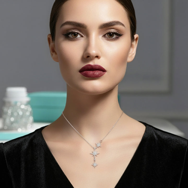β¨ Celestial Starlight CZ Necklace β¨