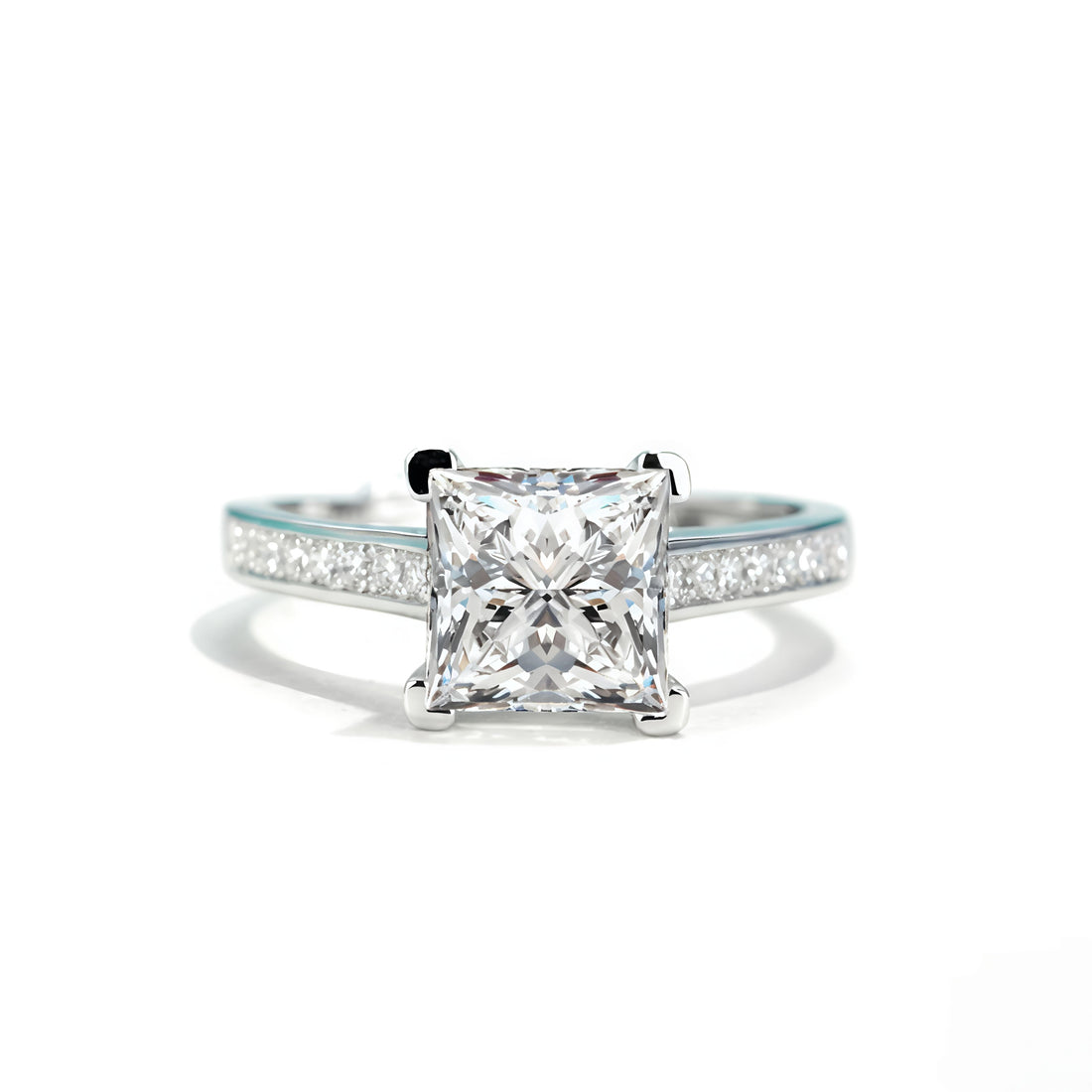 πβ¨ Regalia Princess Ring β 1 Carat Moissanite π
