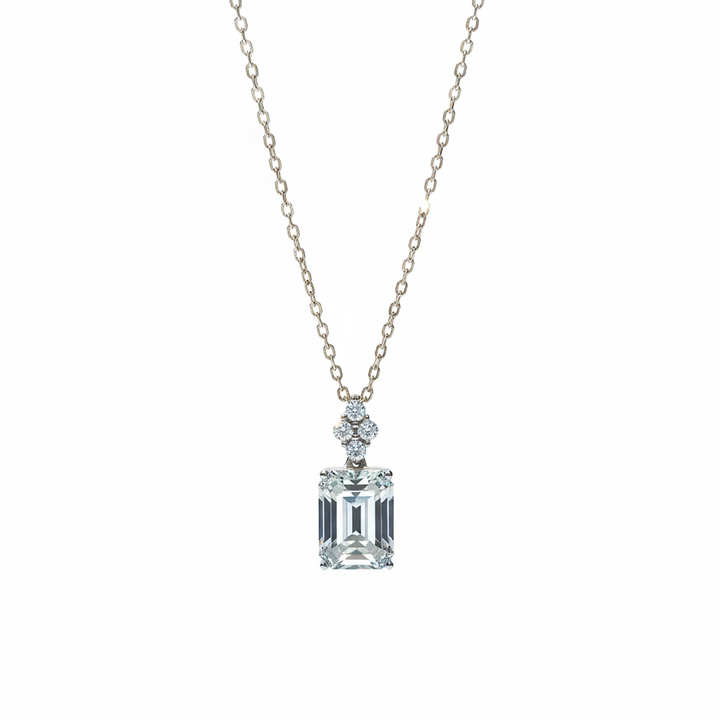 π Emerald Grace Diamond Pendant π