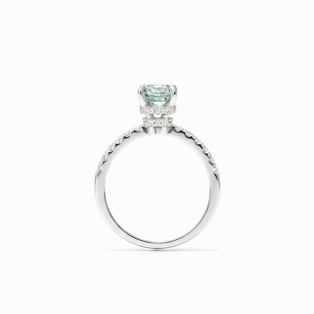 β¨π Lustre Asscher Ring β 1 Carat Moissanite π