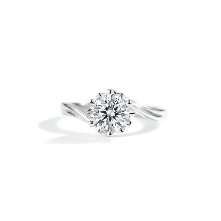 β¨ "Eterna Spark β 0.50 ct Moissanite Solitaire Ring"