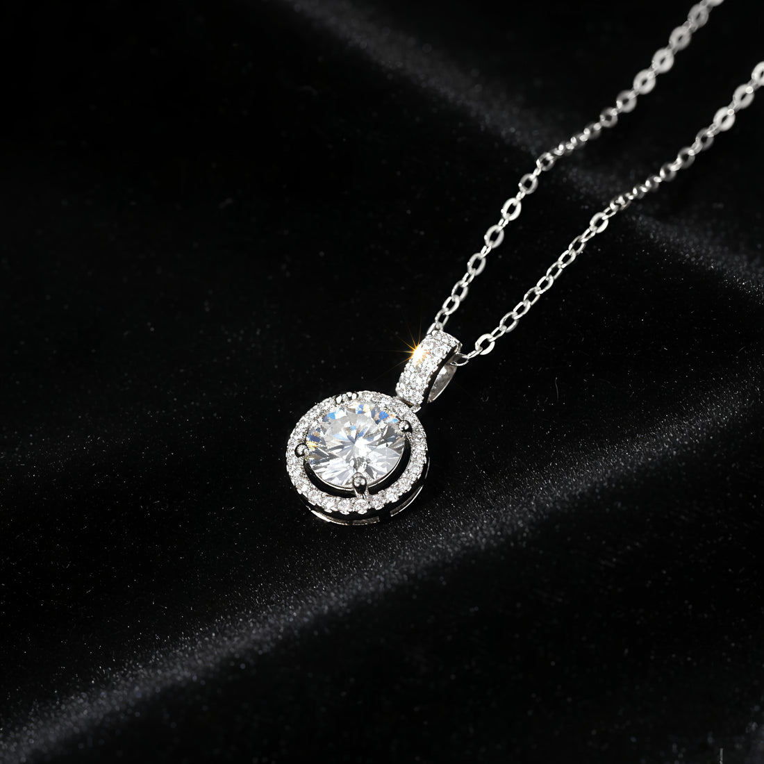 Aurora Crown Moissanite Necklace ππ
