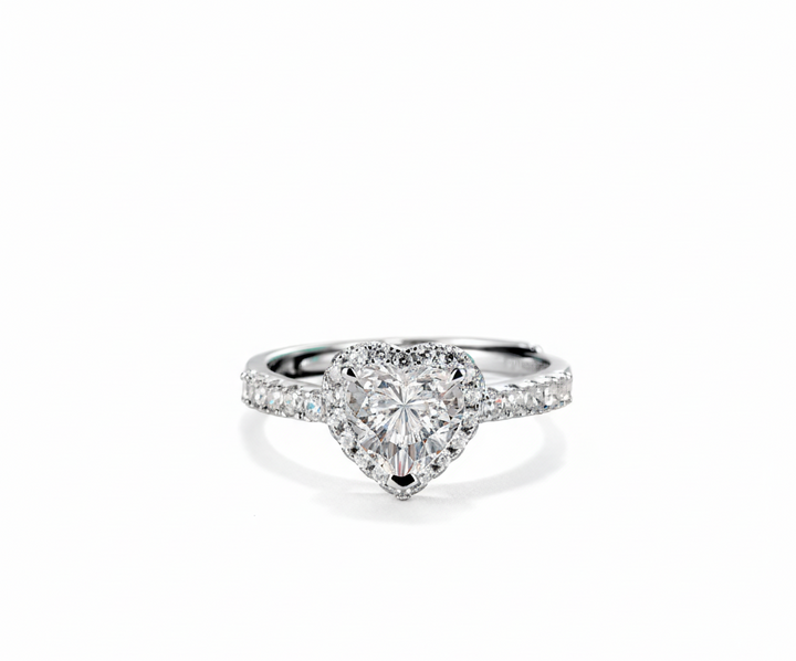 π Eternal Heart Moissanite Ring π