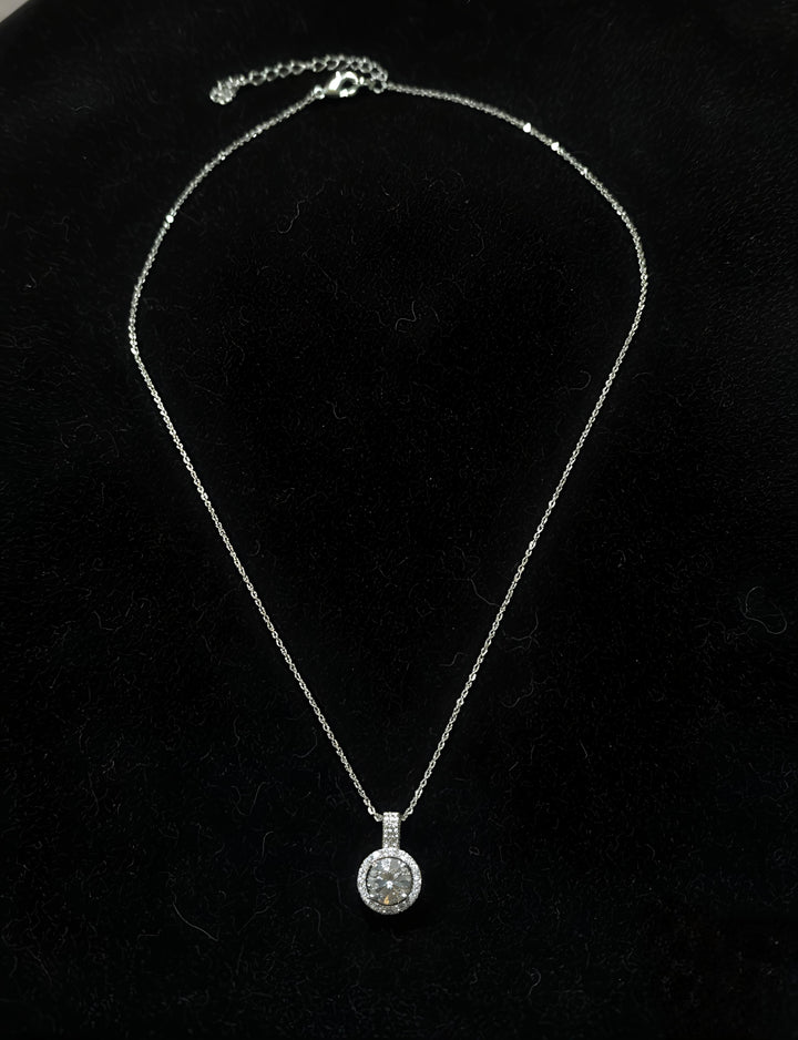 Aurora Crown Moissanite Necklace ππ