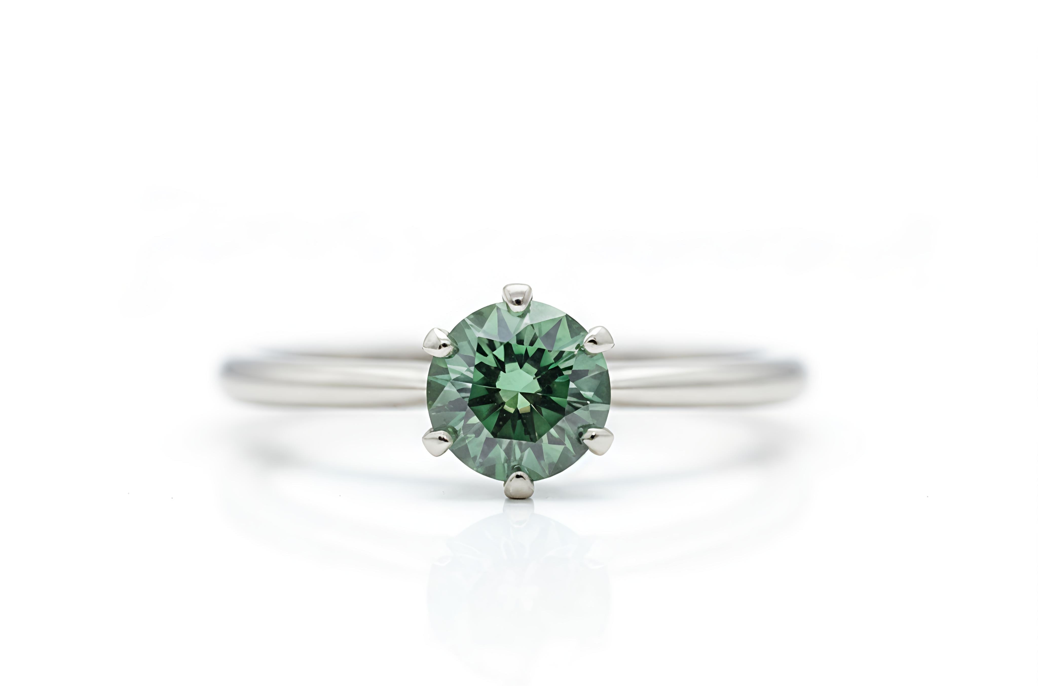 Trio Brilliance Collection – White, Grey & Green Moissanite Rings in 925 Sterling Silver 💎 | Elegant Solitaire Jewelry for Women