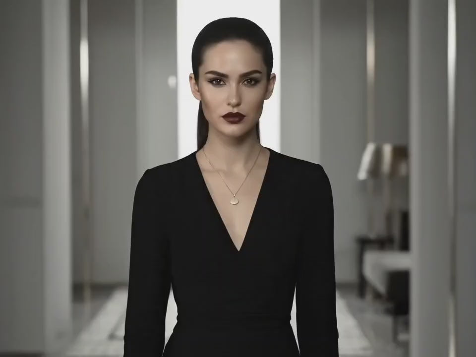 Radiant Fan Pendant Necklace | 925 Sterling Silver & Gold Plated Moissanite Necklace | 0.10 ct Center Stone | Tanishq Gems