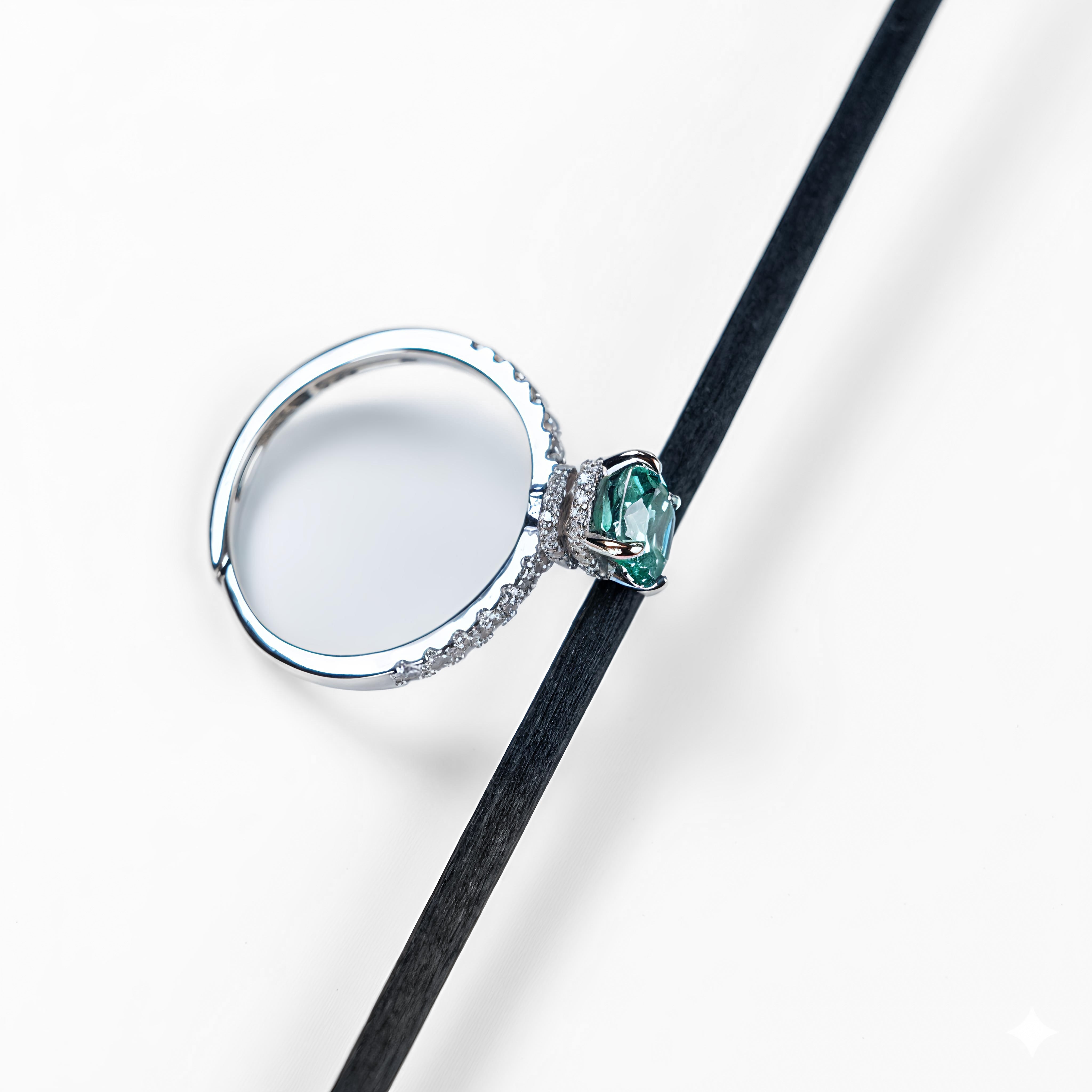 ✨💎 Lustre Asscher Ring – 1 Carat Moissanite 💍