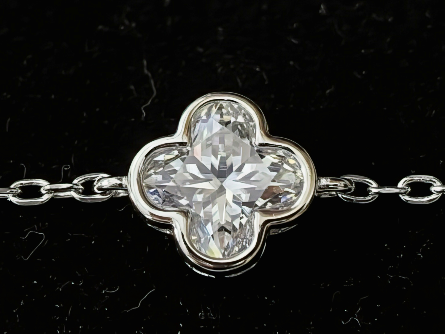 🍀 Fortuna Shine Bracelet 💎 | Moissanite & Silver 925